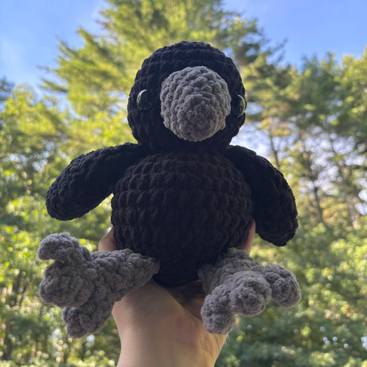 Corvus (Crow) Crochet Plush