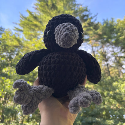 Corvus (Crow) Crochet Plush