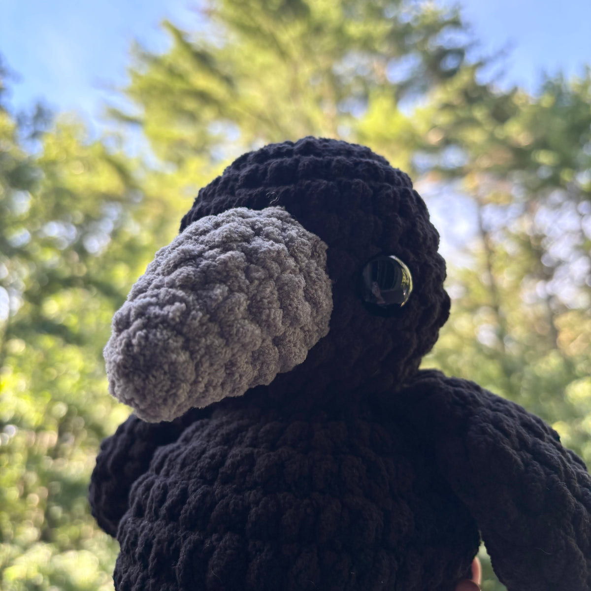 Corvus (Crow) Crochet Plush